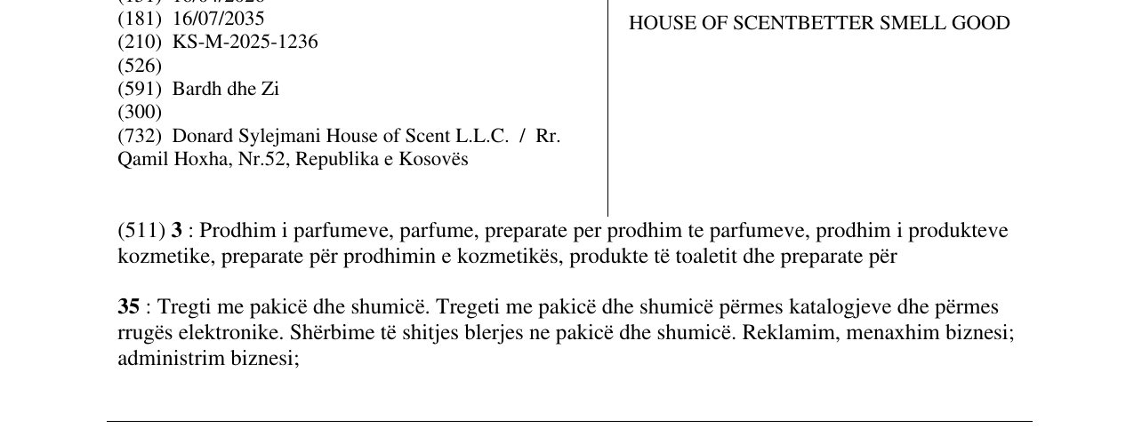 Zëri i markës HOUSE OF SCENTBETTER SMELL GOOD në buletin