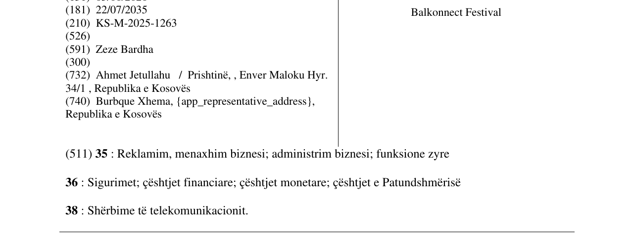 Zëri i markës Balkonnect Festival në buletin