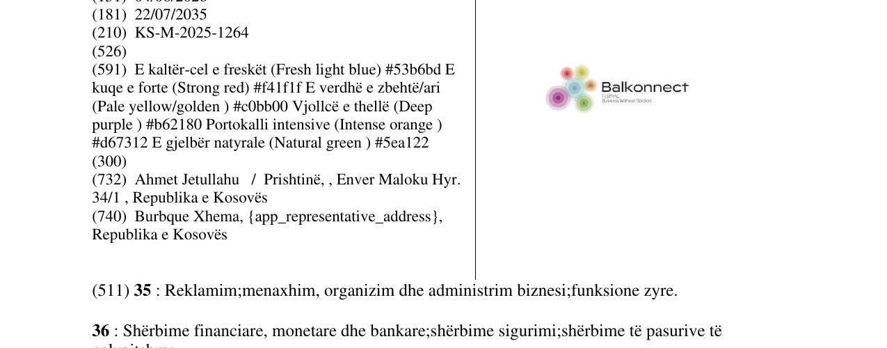 Zëri i markës Ballconnect në buletin