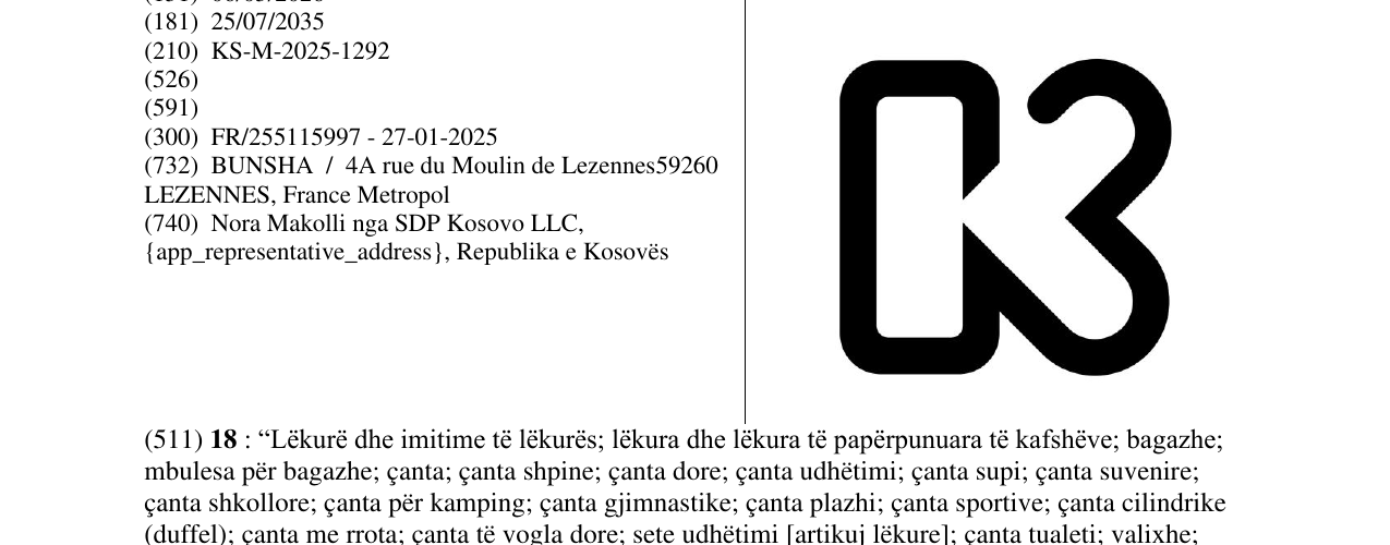 Zëri i markës K në buletin