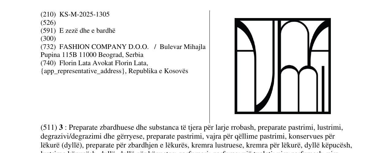 Zëri i markës Ajnami në buletin