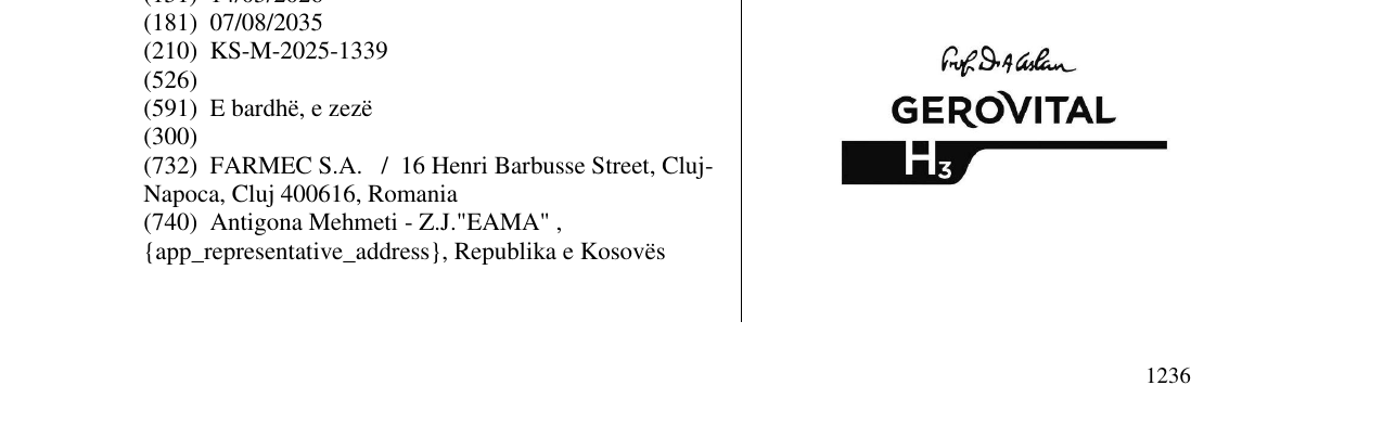 Zëri i markës GEROVITAL në buletin