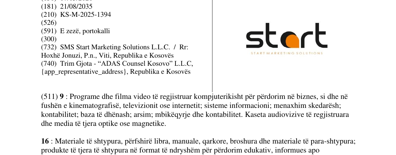 Zëri i markës start në buletin