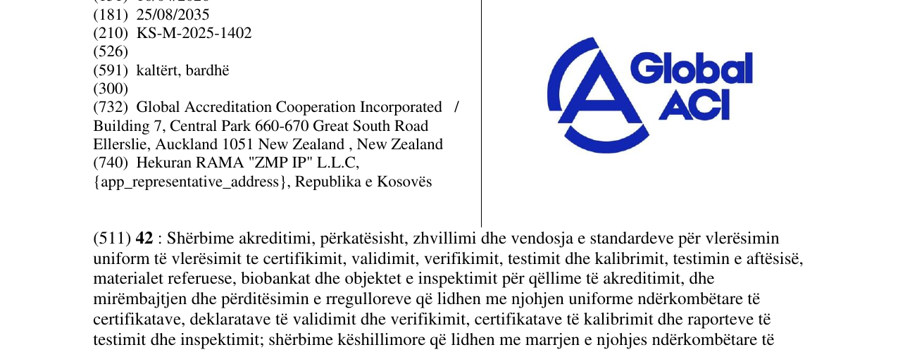 Zëri i markës Global ACI në buletin