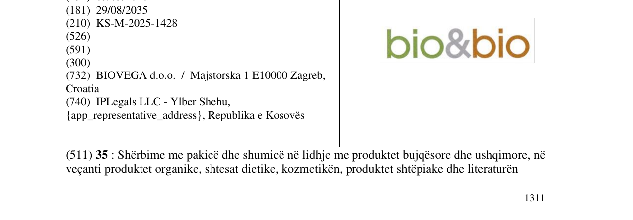 Zëri i markës bio&bio në buletin