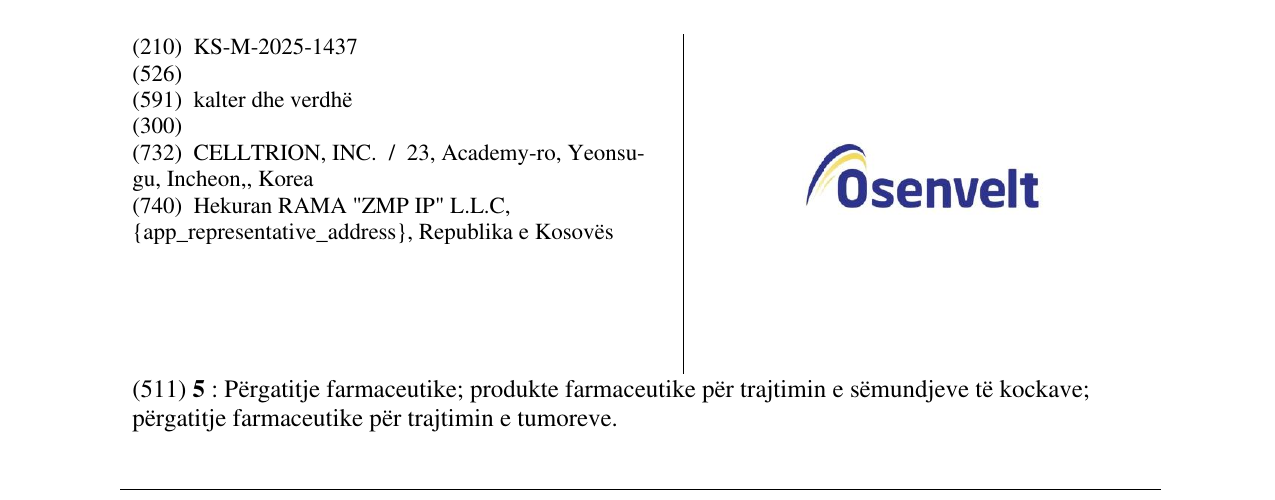 Zëri i markës osenvelt në buletin