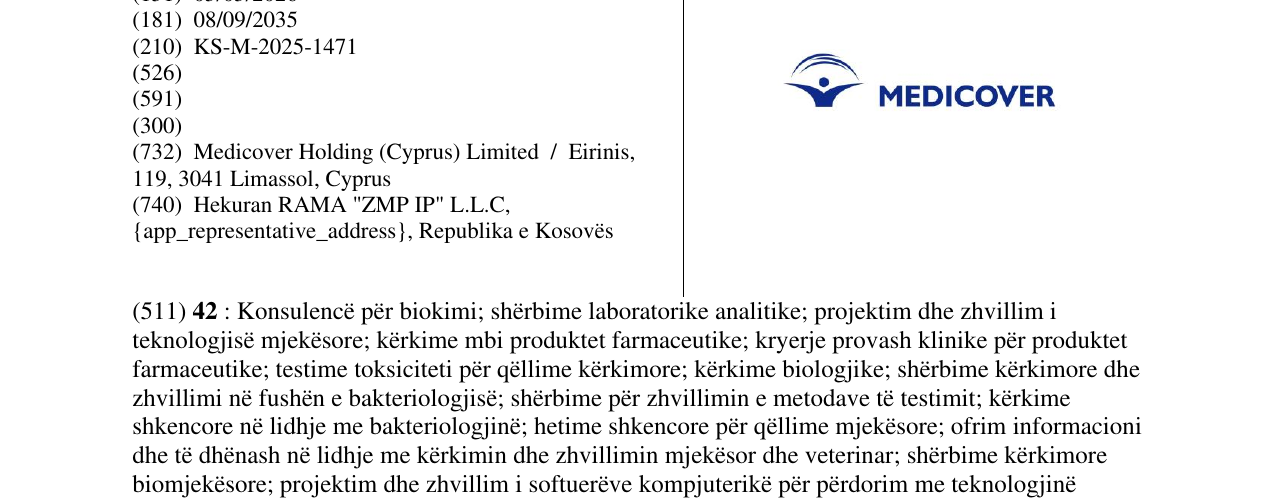 Zëri i markës MEDICOVER në buletin