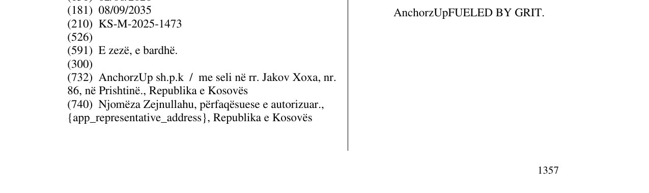 Zëri i markës AnchorzUpFUELED BY GRIT. në buletin