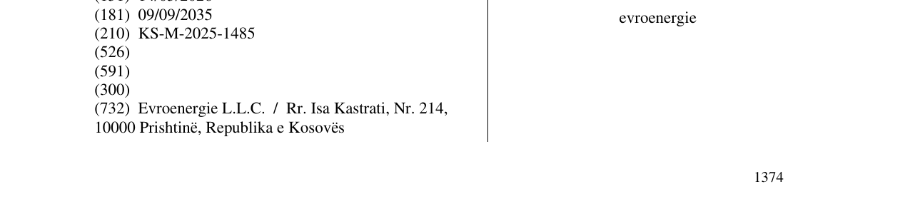 Zëri i markës evroenergie në buletin