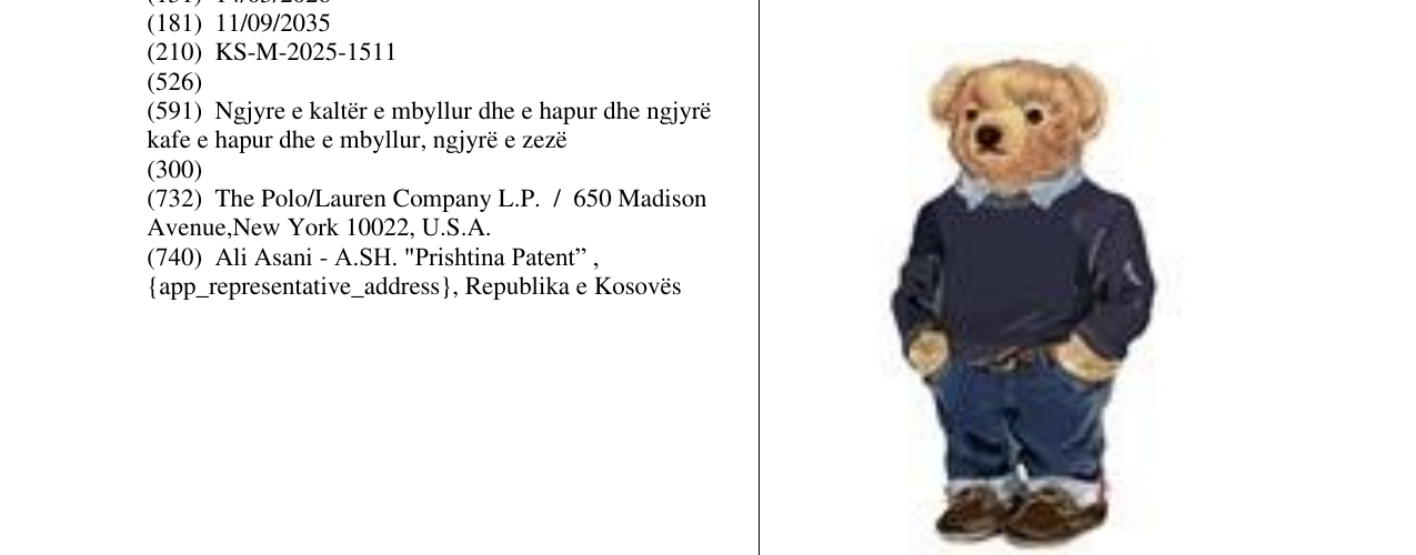 Zëri i markës Polo Bear në buletin