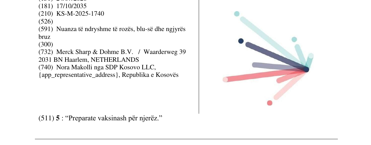 Zëri i markës CAPVAXIDE në buletin