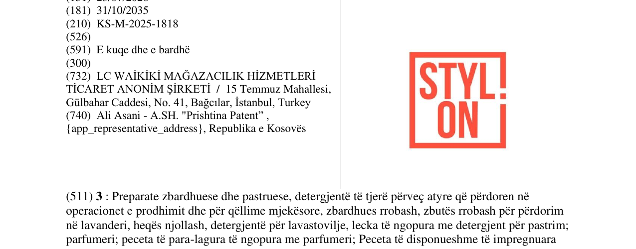 Zëri i markës STYL ON në buletin