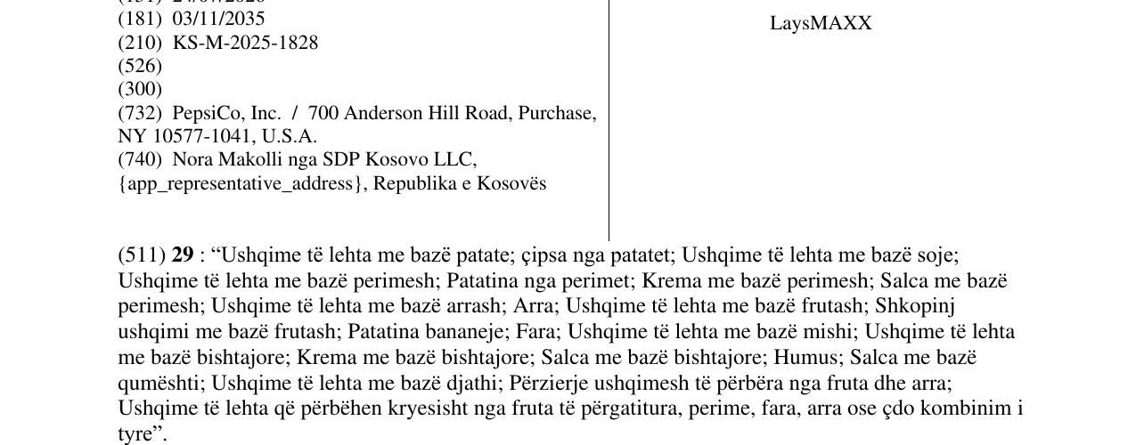 Zëri i markës LaysMAXX në buletin