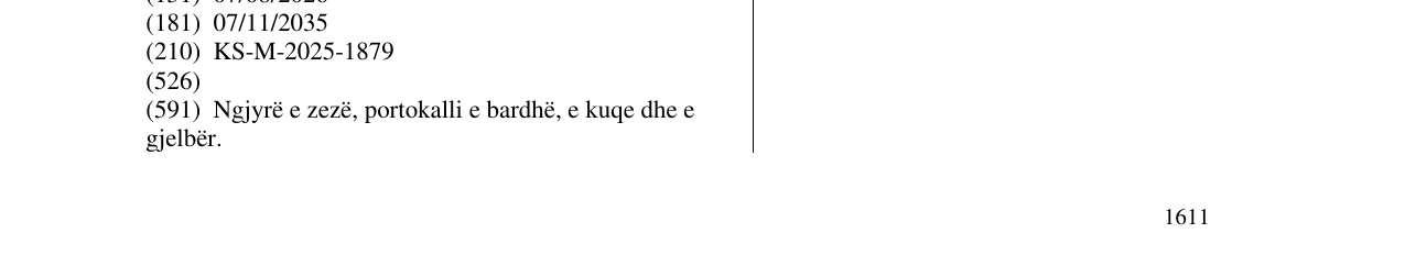 Zëri i markës COBRA 2 në buletin