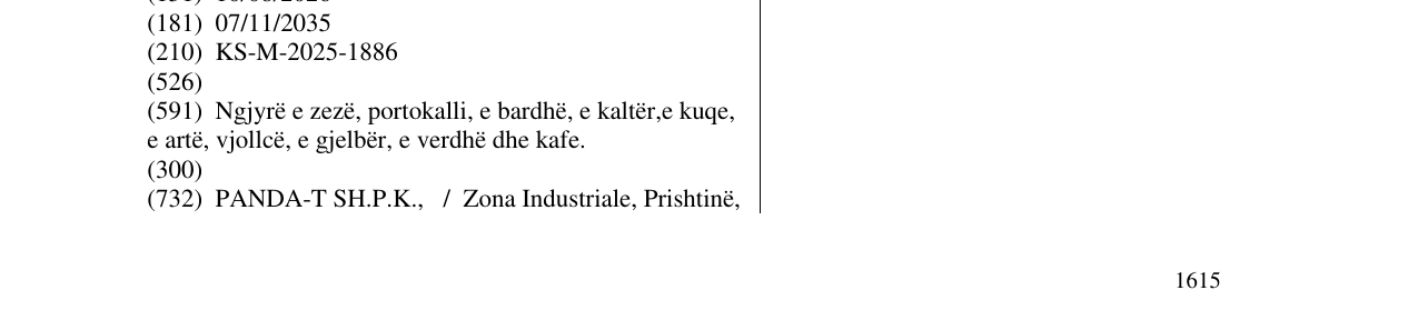 Zëri i markës 132 SURPRISES në buletin