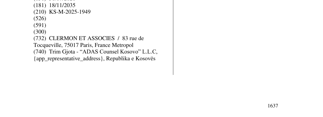Zëri i markës GL në buletin