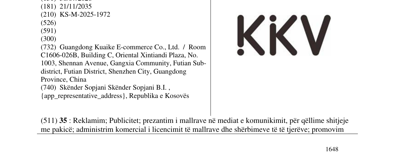 Zëri i markës KKV në buletin
