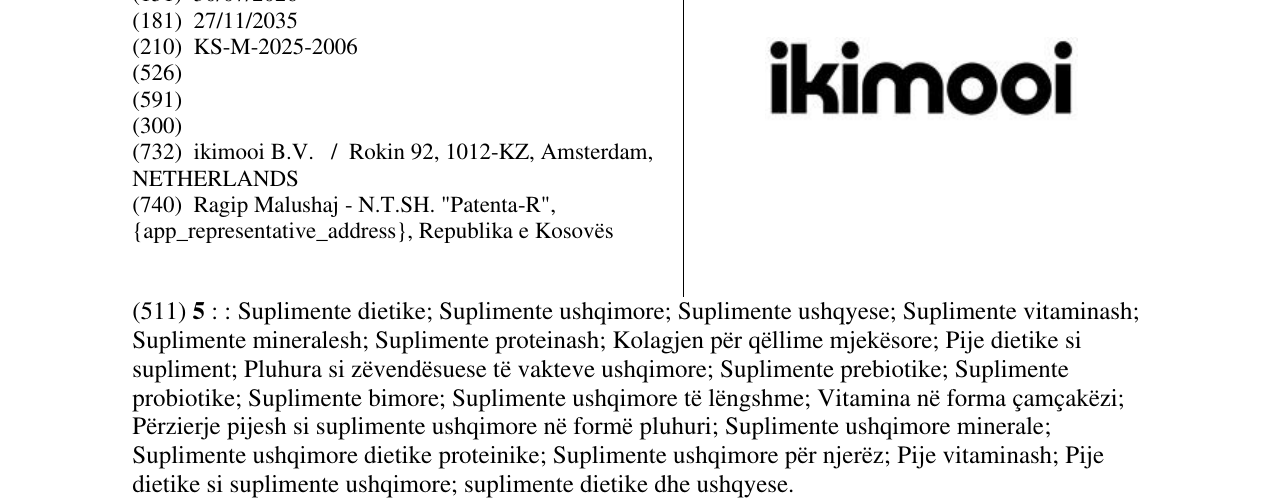 Zëri i markës ikimooi në buletin