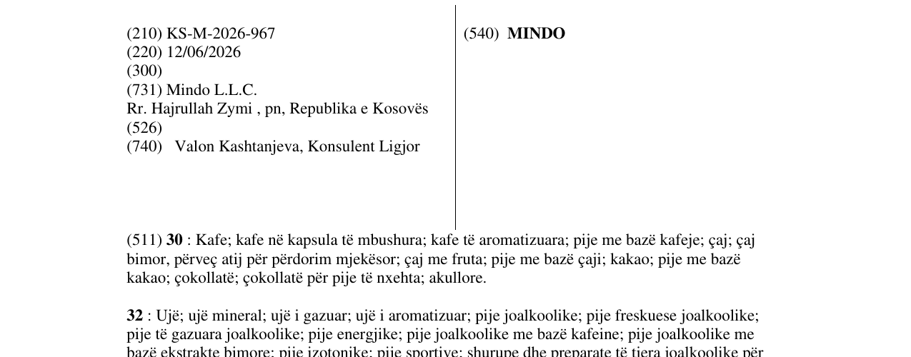 Zëri i markës MINDO në buletin