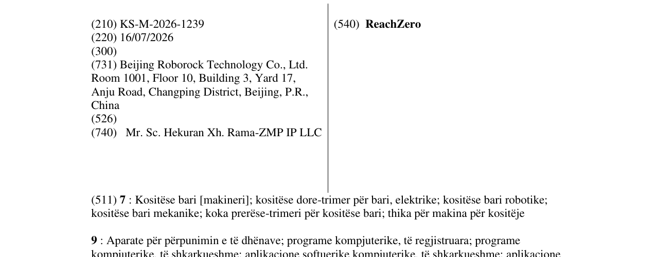 Zëri i markës ReachZero në buletin