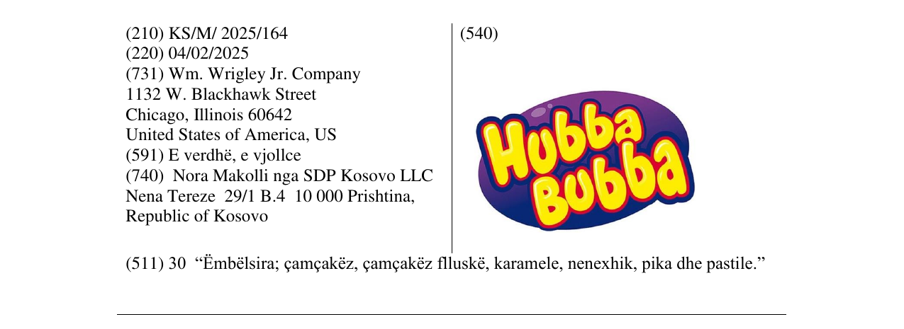 Zëri i markës Huba Buba në buletin