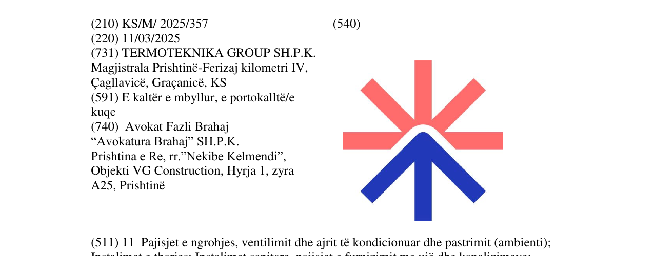 Zëri i markës TERMOTEKINIKA në buletin