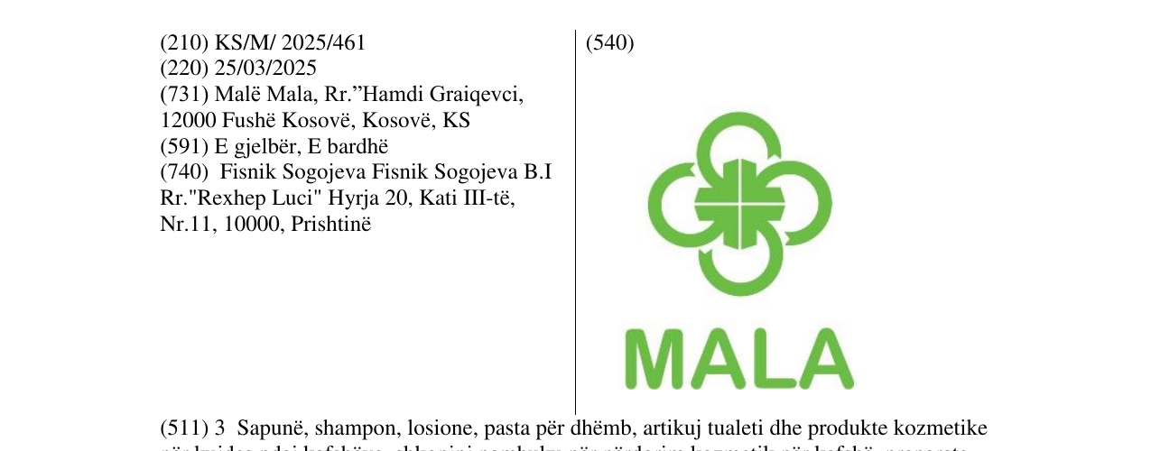 Zëri i markës MALA në buletin