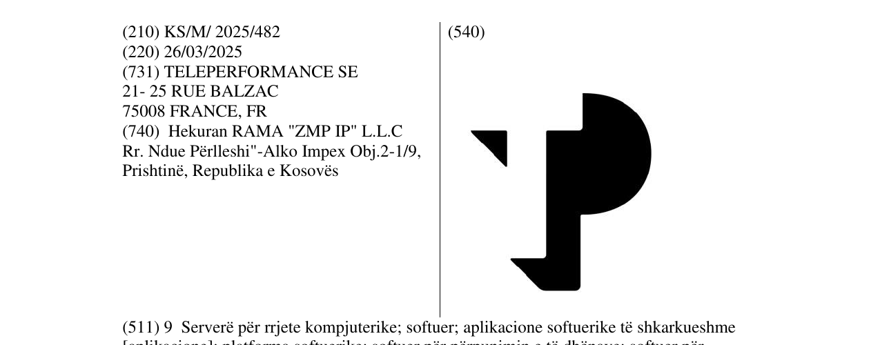 Zëri i markës TELEPERFORMANCE në buletin