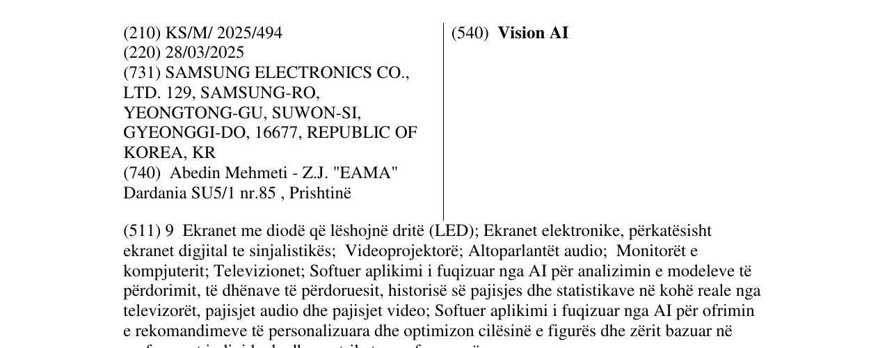 Zëri i markës Vision AI në buletin
