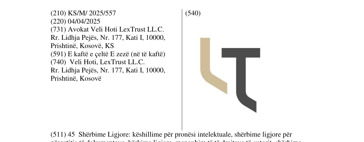 Zëri i markës lT në buletin
