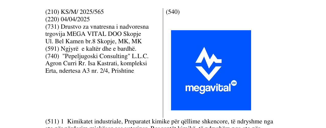 Zëri i markës megavital ze në buletin