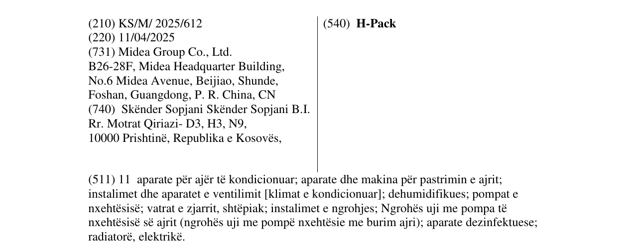 Zëri i markës H-Pack në buletin