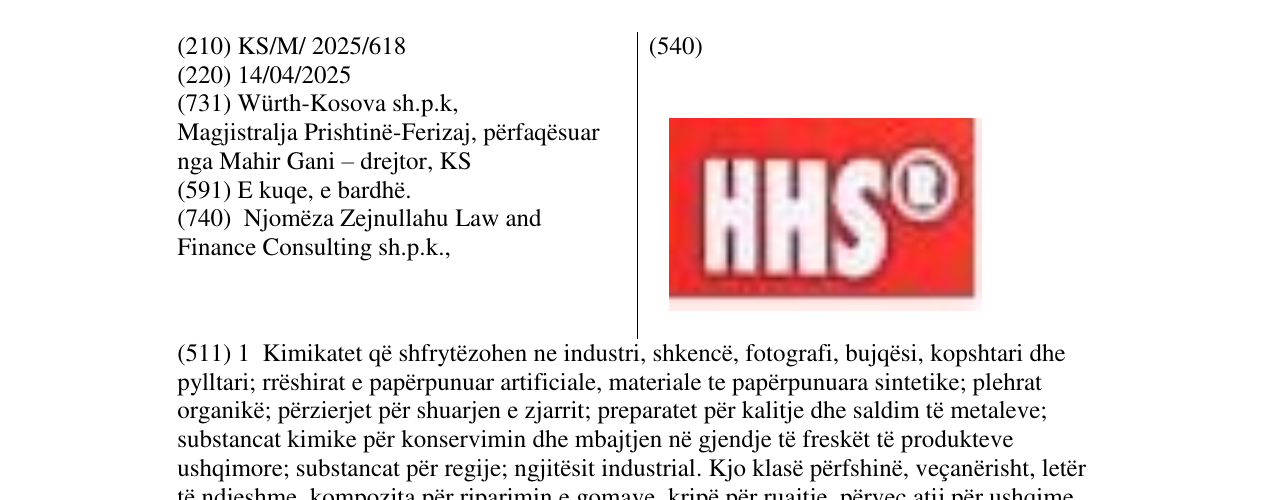 Zëri i markës HHS në buletin