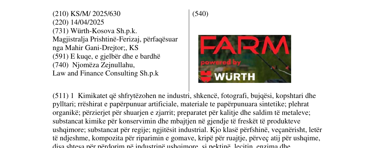 Zëri i markës FARM powered by WURTH në buletin