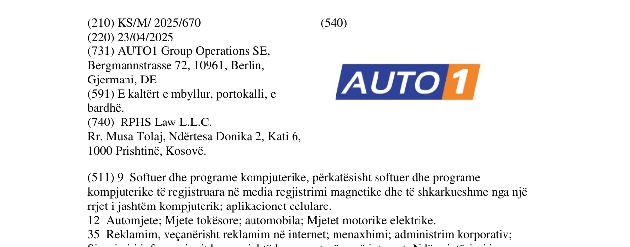 Zëri i markës AUTO1 në buletin