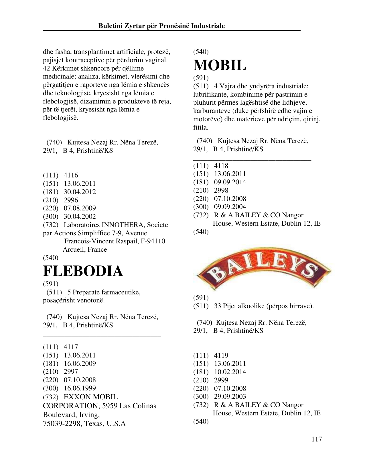 Faqja 117 e buletinit