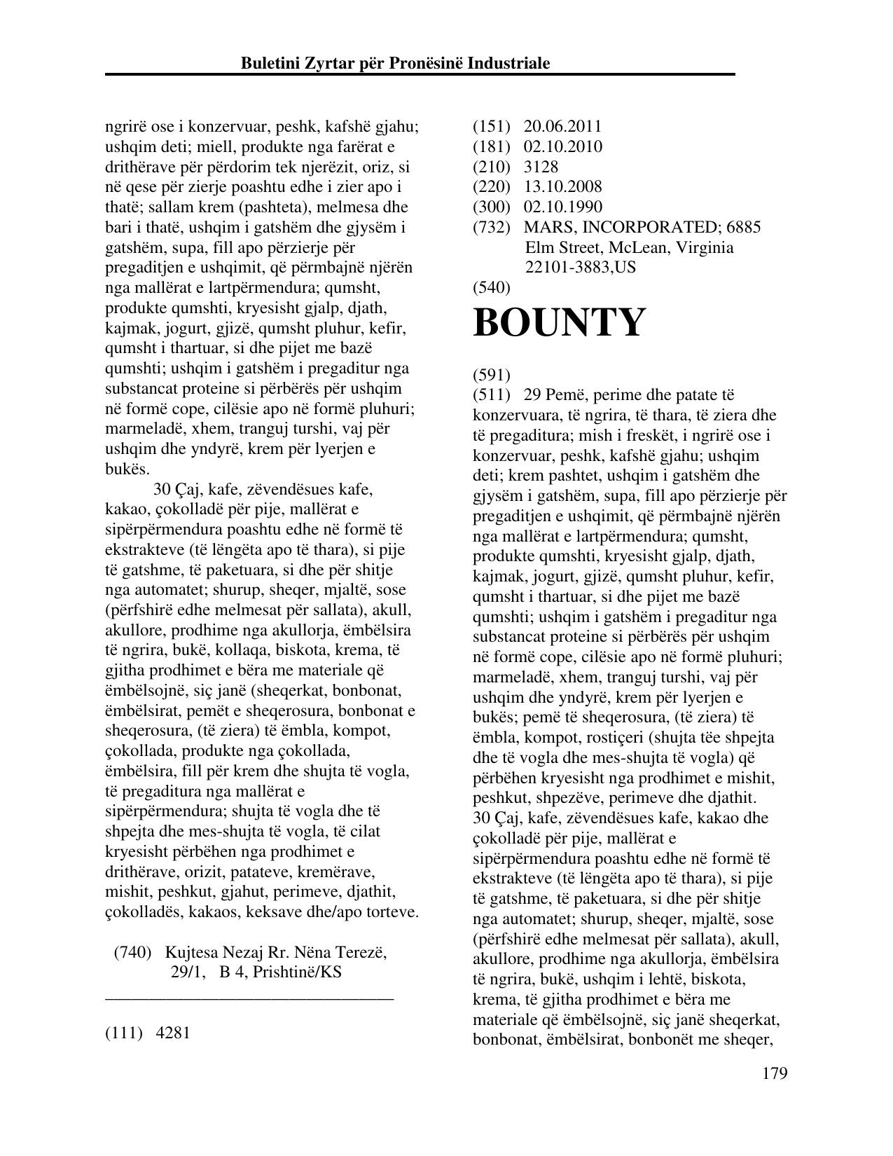 Faqja 179 e buletinit