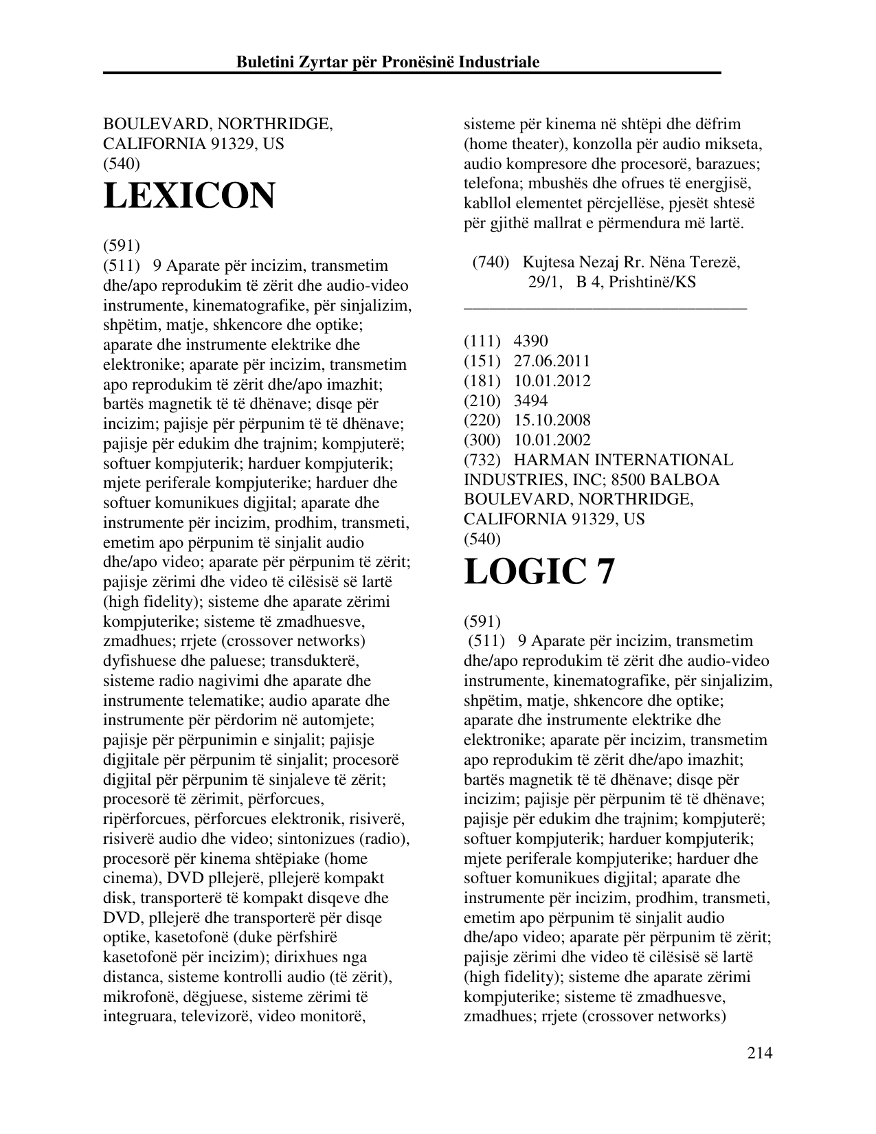 Faqja 214 e buletinit