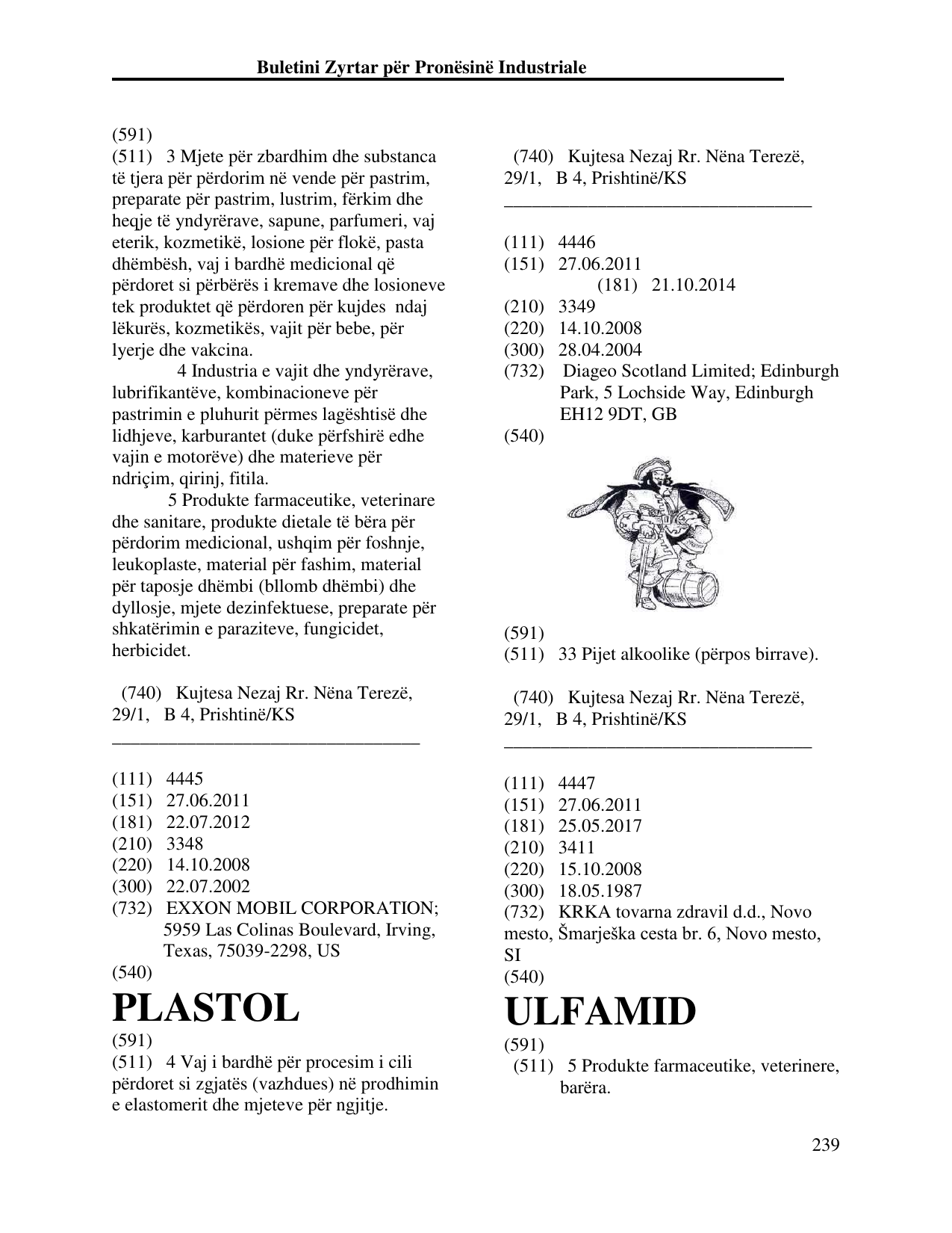 Faqja 239 e buletinit