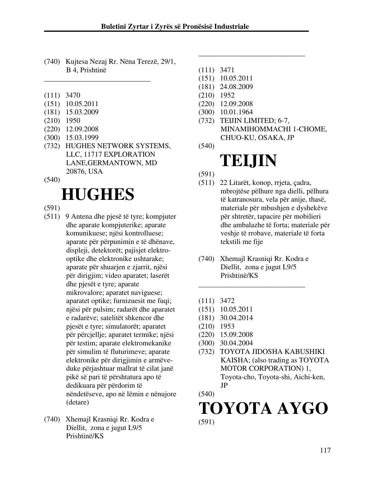 Faqja 117 e buletinit