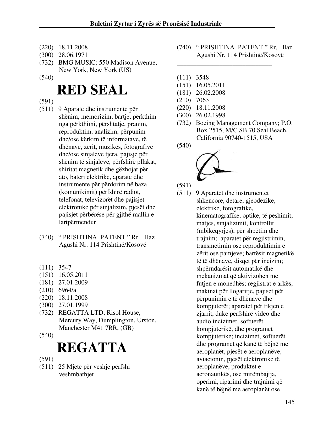Faqja 145 e buletinit