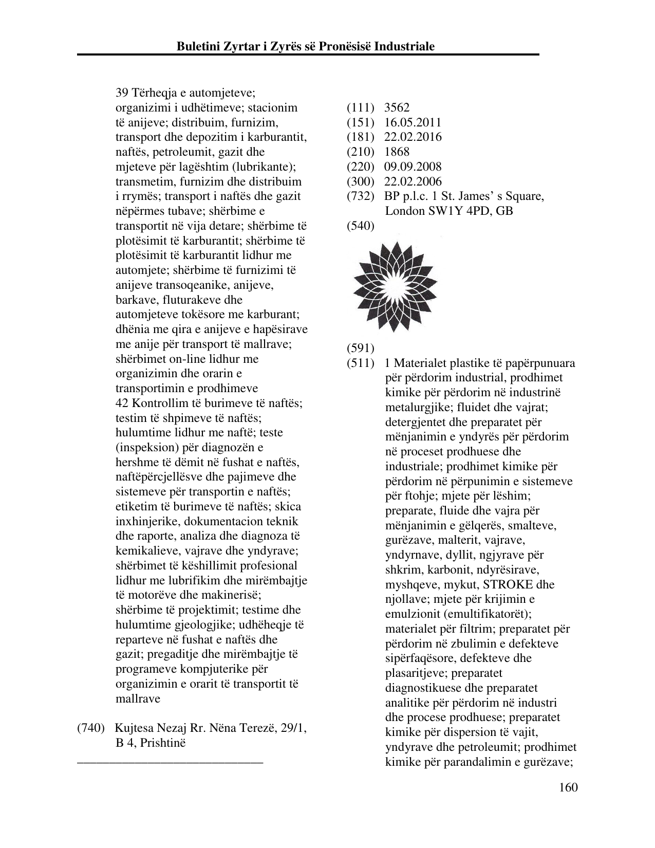 Faqja 160 e buletinit
