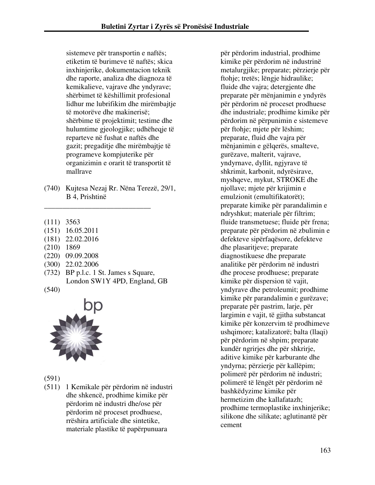 Faqja 163 e buletinit