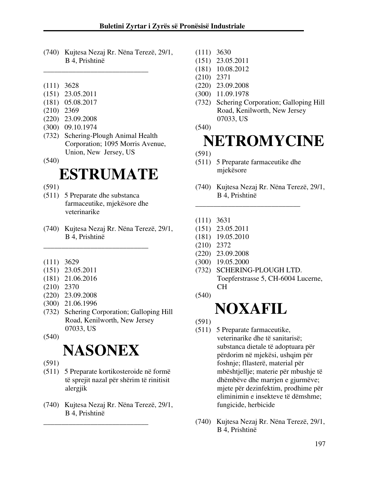 Faqja 197 e buletinit