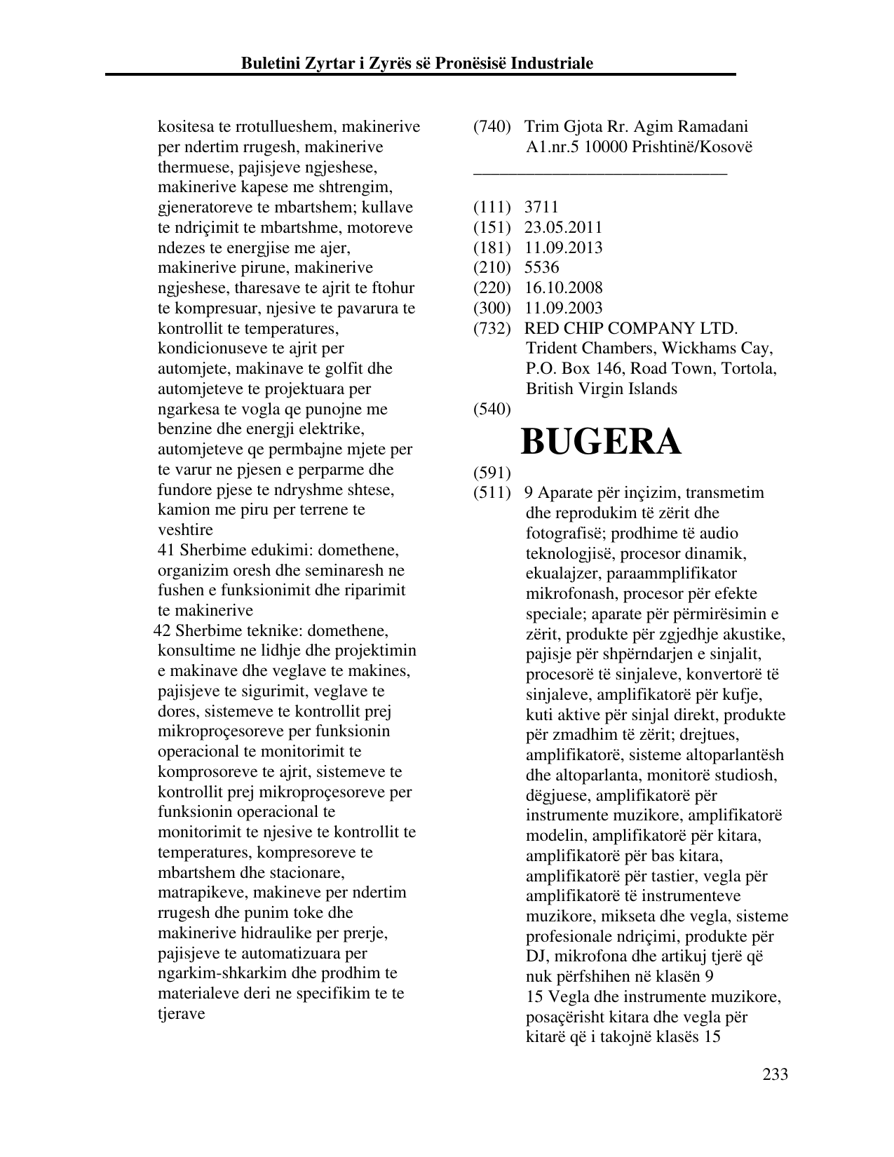 Faqja 233 e buletinit