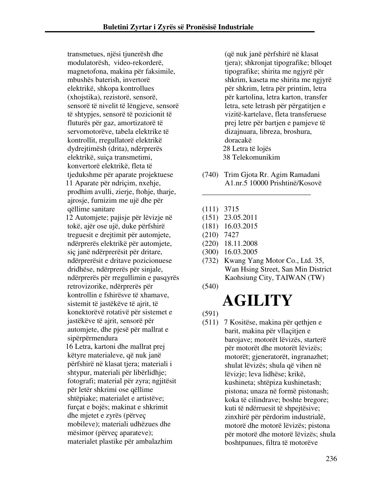 Faqja 236 e buletinit