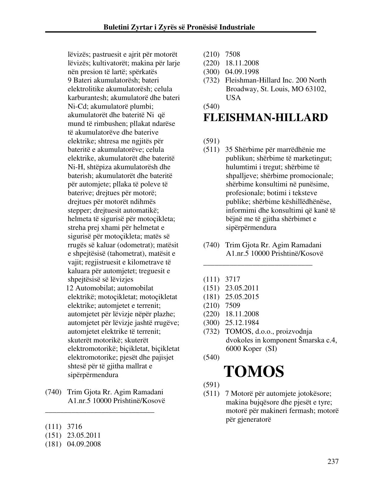 Faqja 237 e buletinit