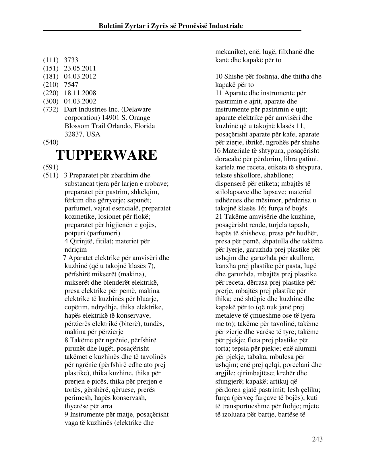 Faqja 243 e buletinit