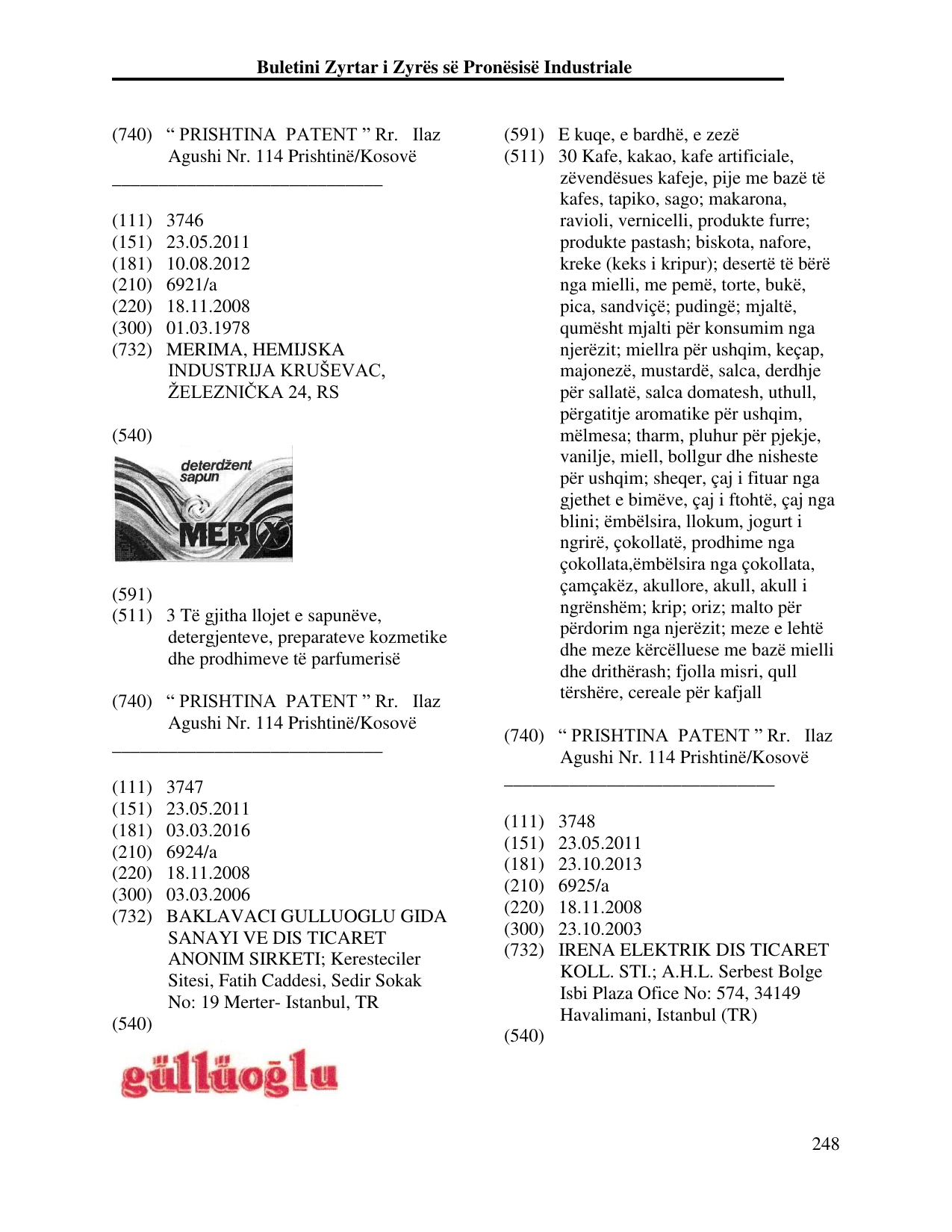 Faqja 248 e buletinit