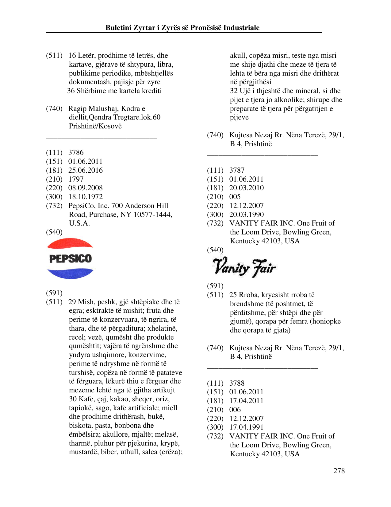 Faqja 278 e buletinit